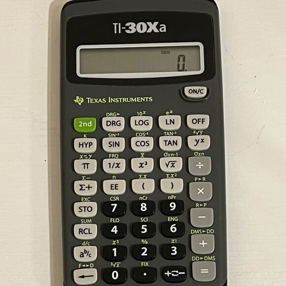 Texas Instruments TI-30Xa Scientific Calculator w/ Case - Used tested - Picture 8 of 14
